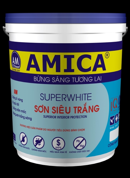 Sơn siêu trắng nội ngoại thất SUPPER White (AW)