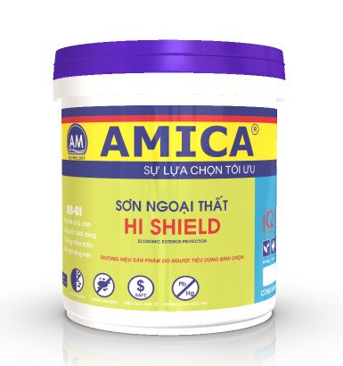 Sơn ngoại thất kinh tế Hi Shield (AB-01)